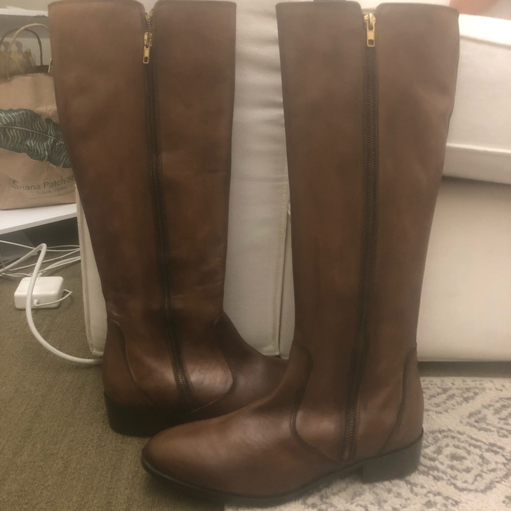 Knee High Leather Boots